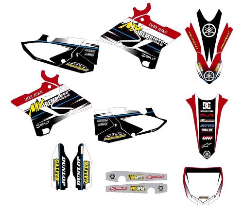 Fits yamaha yz 125 250 mx motocross 2015 2016 2017 2018 2019 2020 graphic kit