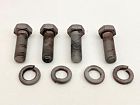 68-87 gm sm465 original case to bell housing bolt set of 4 with lock washers oem