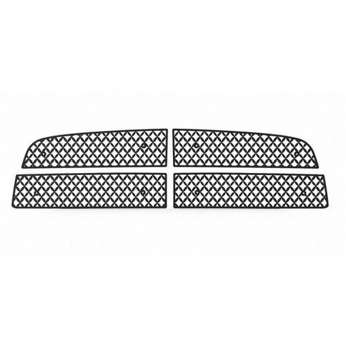 Dodge ram 09-12 black diamond mesh front metal grille trim cover grill insert