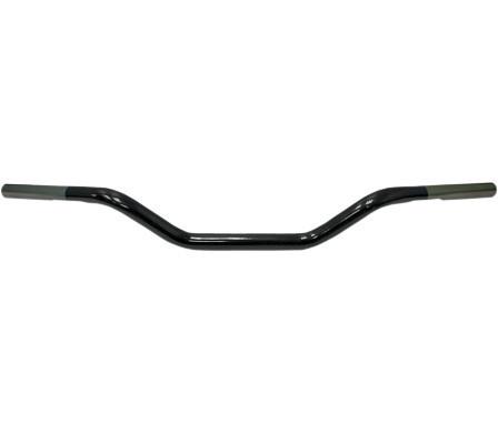 Drag specialties black superbar drag bar handlebars for harley models