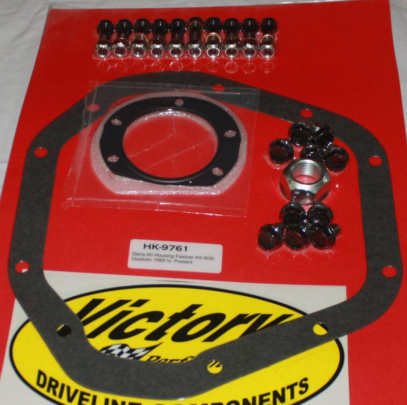 Rear end housing fastener kit w/gaskets dana 60