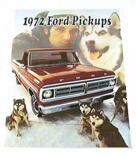 1972 72 ford pickup truck brochure f350 f100 f250 