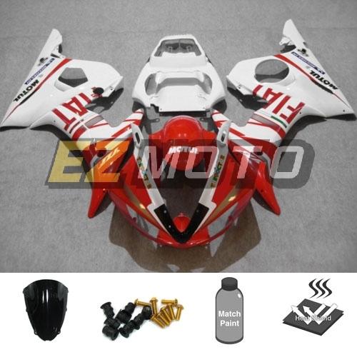 Bodywork fairing pack with windscreen & bolts for yamaha yzf 600 r6 2004 2005 ad