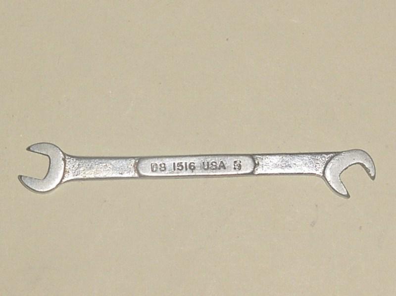 Snap-on ignition wrench, ds 1516, 15/64" - 1/4", no reserve