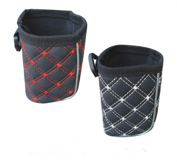 Red classic argyle pattern vehicle-mounted mobile bag multfunction carriage bag