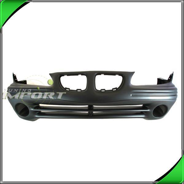 96-98 pontiac grand am front bumper fascia cover primed blk plastic paint-ready