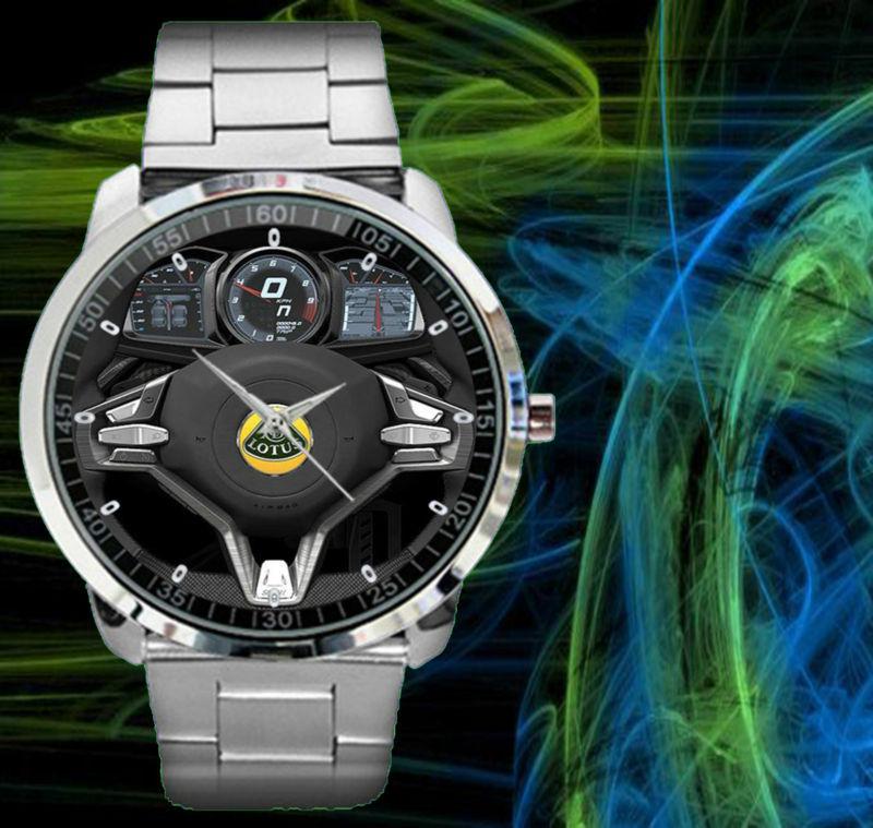 Hot 2013 lotus esprit dashboard steering wheel sport metal watch rare