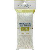 New cordcraft 100 ft 3/8" anchor line twisted nylon rope 