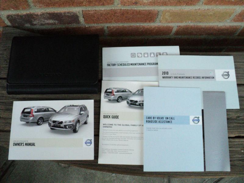 ☀ ☀ ☀ 2010 volvo v70 xc70 xc 70 owners manual set w/ case ☀ ☀ ☀