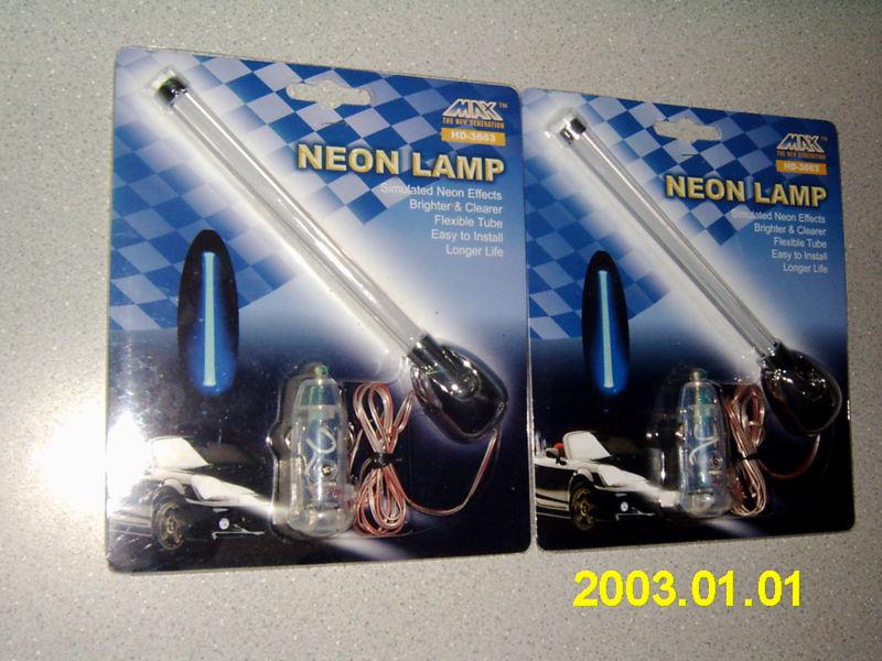 Max neon lamp lot of 2 hd-3663 long life flexible tube simulated neon effects