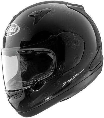 New arai rx-q full-face adult helmet, diamond black, med/md