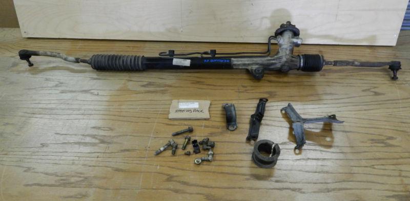 98 99 00 01 02 honda accord v-6 power steering rack & pinion w/ hardware oem