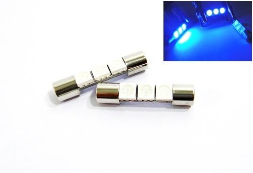 2 blue 29mm fuse bulb 3 smd led sun visor vanity mirror light lamp f30-whp 6614f