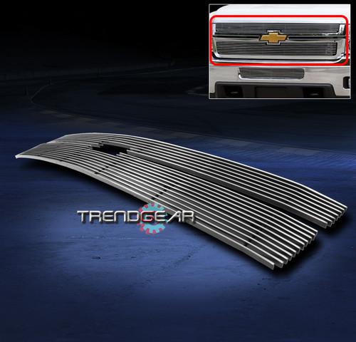 11-12 chevy silverado 2500/3500 hd front upper billet grille grill insert 2pcs