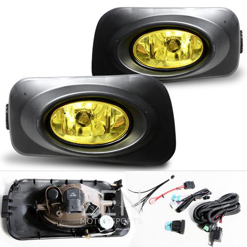 2003 2004 2005 2006 acura tsx fog lamp kit - yellow lens