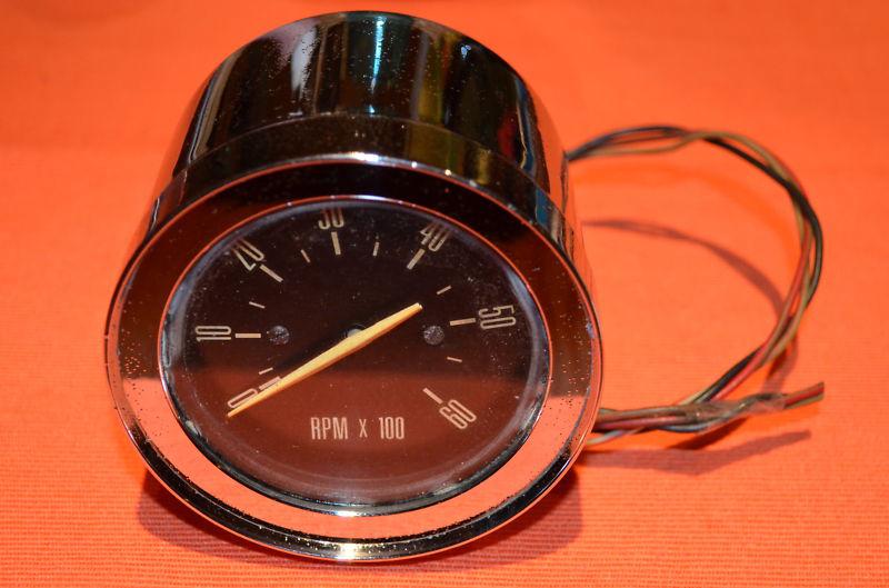 Vintage 1965 mercury comet cyclone rpm tachometer oem ford factory falcon tach