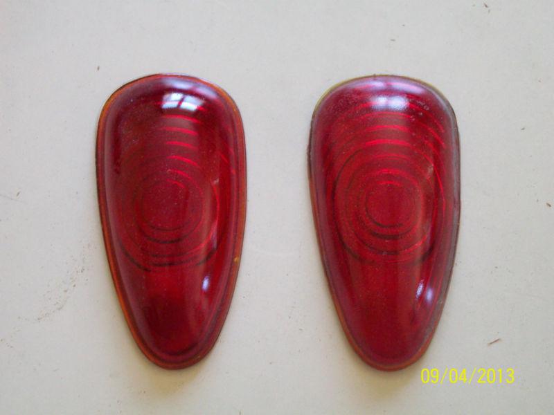 A pair of nos tail lens  for a 1939 plymouth  