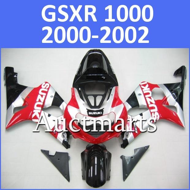 Fit suzuki 00 01 02 gsxr 1000 gsx-r1000 2000 2001 2002 fairing k1 c8 d00