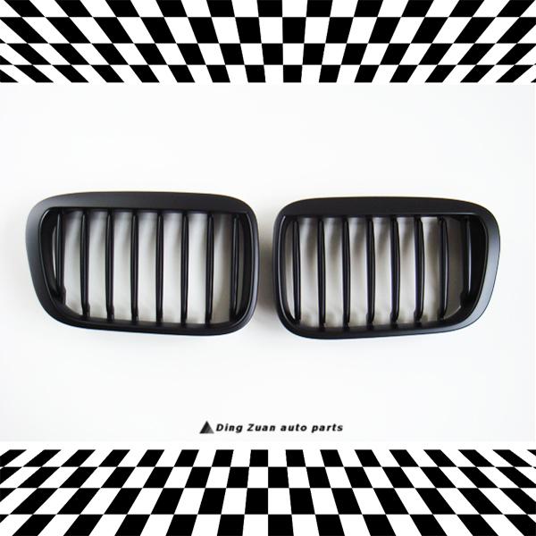 Bmw 3 series 1998-2001 e46 4 door sedan matte black front grill grille