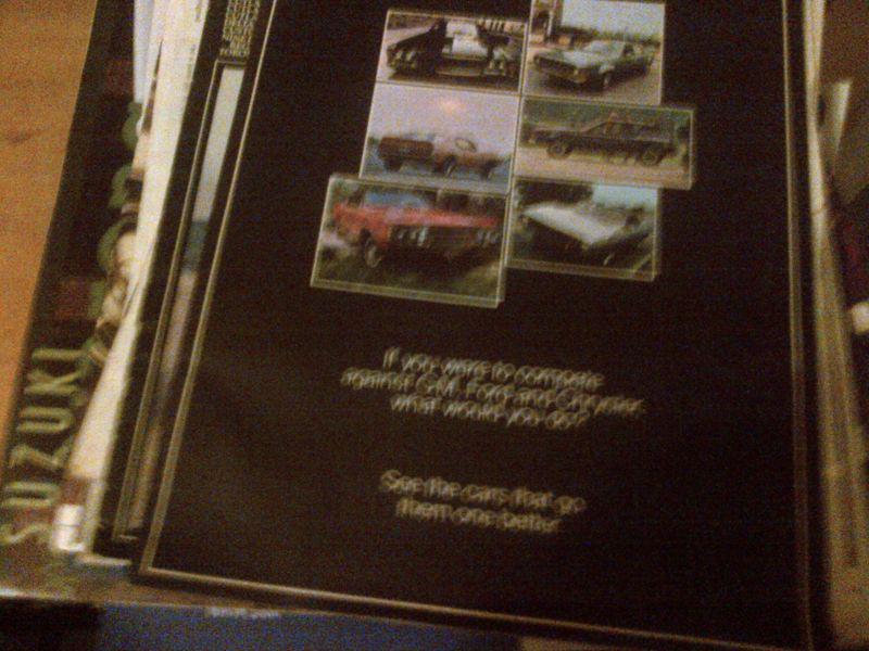 1971 amc gremlin/hornet/matador/javelin/amx brochure    -