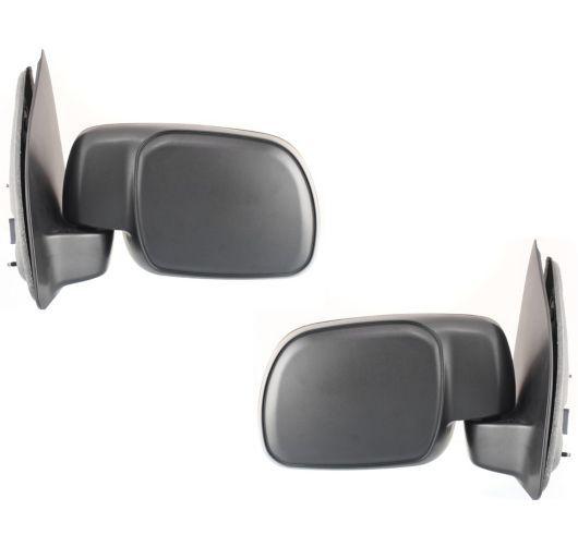 Ford super pickup truck duty manual side mirrors pair set of 2 left & right