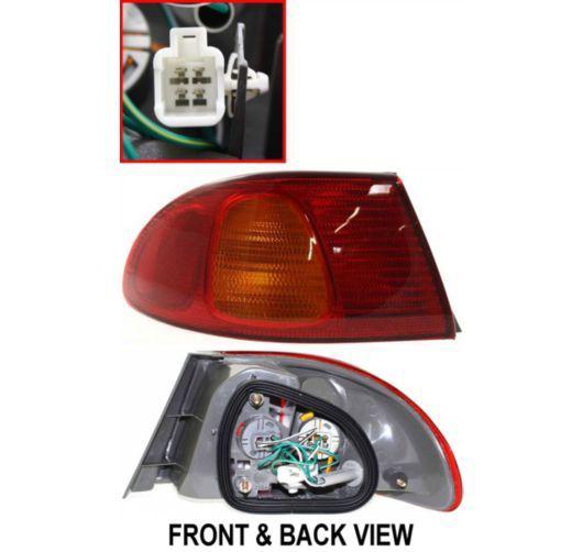 98-02 toyota corolla outer taillight left driver side taillamp rear brake light