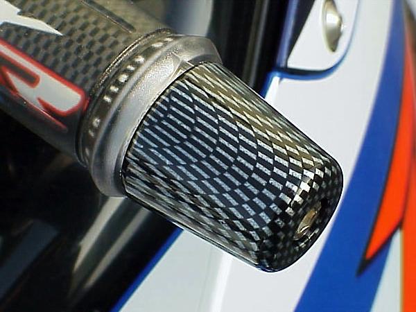 Suzuki katana gsxr 600 750 1000 carbon fiber bar ends