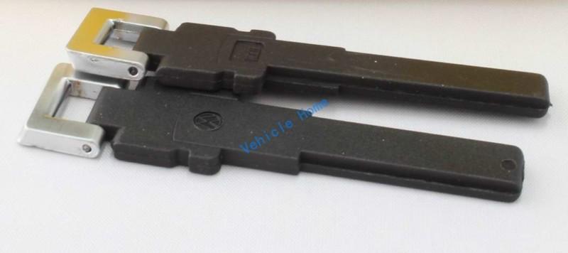 2pcs blank insert smart remote emergency key blade for vw volkswagen passat cc