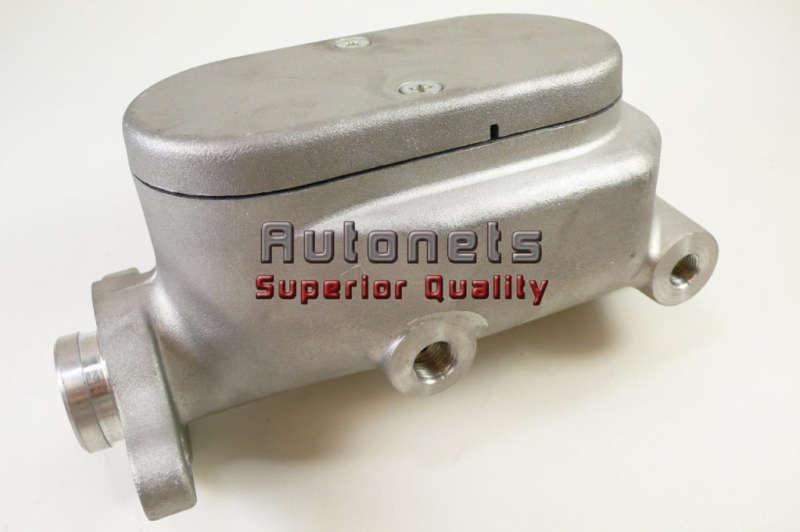 Gm aluminum raw brake master cylinder 1" bore smooth top 4 port hot rat rod