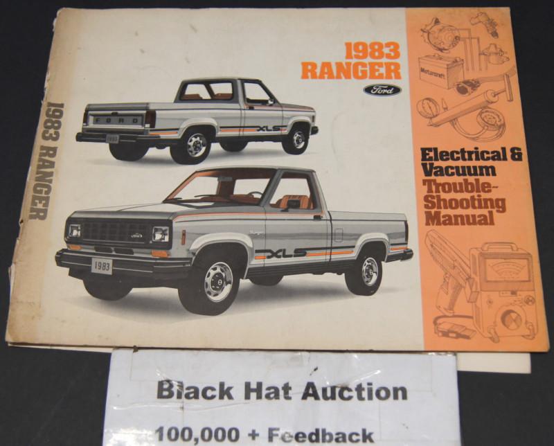 1983 ford ranger truck oem wiring diagrams manual shop service book look