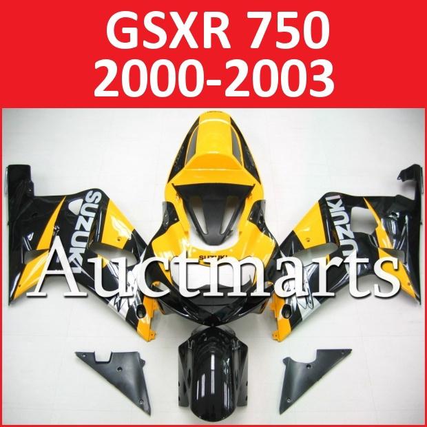 Fit suzuki 00 01 02 03 gsxr 750 gsx-r750 2000 2001 2002 2003 fairing k1 b2 a01