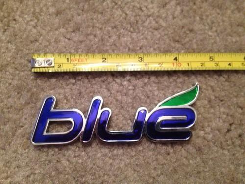 Used in great shape oem "blue" emblem for 2010-2012 hyundai sonata models