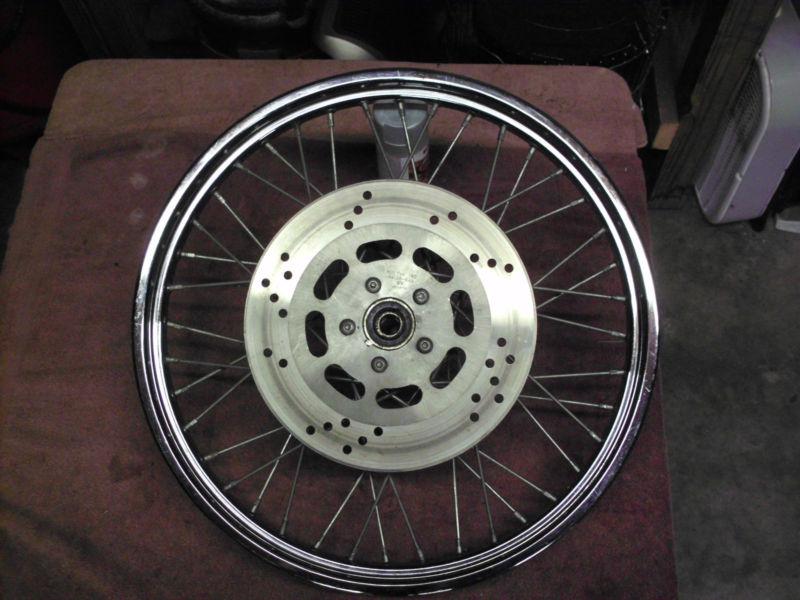 Harley shovelheaad sportster evo  21" front wheel & 11 1/2" rotor 3/4" axle