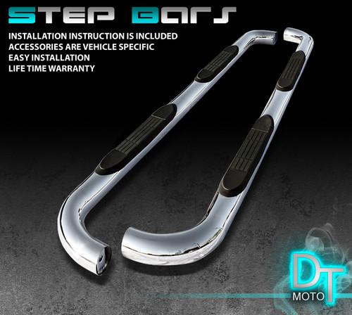 07-12 expedition 3" t-304 stainless steel side step nerf bar running board