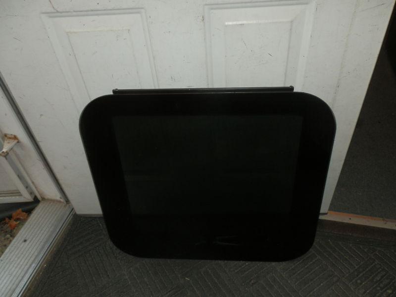 Rv black tinted crank open window r.o. 22" tall x 24" wide 