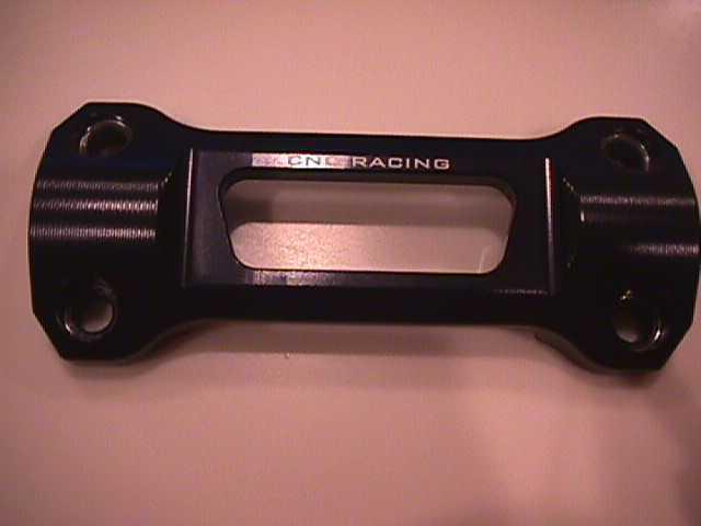 Ducati multistrada  c&c racing black anodized handlebar riser clamp 2010-2013 