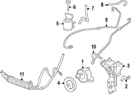 Gmc 26095244 genuine oem factory original reservoir cap