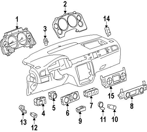 Gmc 20983937 genuine oem factory original aux jack retainer