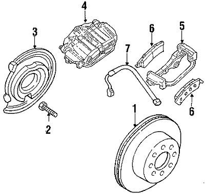 Gmc 18045936 genuine oem factory original brake pads