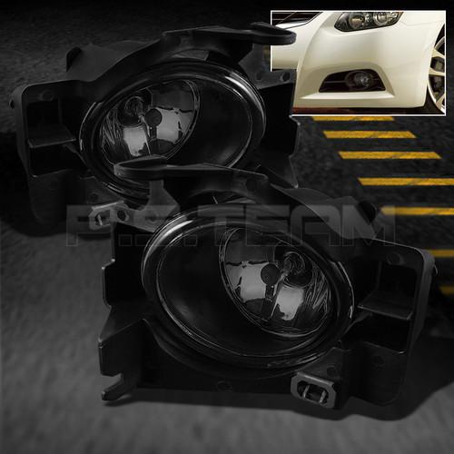 Smoked 08-10 nissan altima 2dr bumper fog lights lamp w/switch+bulbs left+right