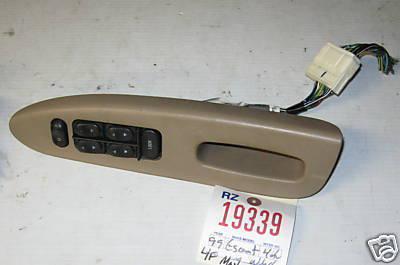 Ford 99 escort master window switch panel left front 1999