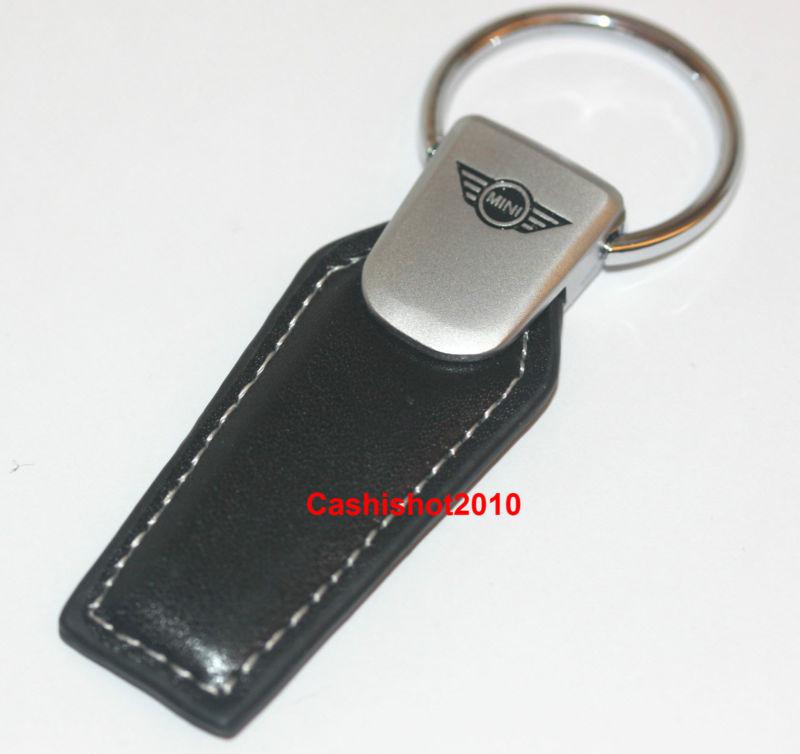 Mini cooper leather pull key chain ring countryman clubman jcw s base turbo