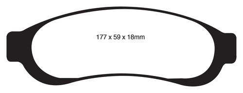 Ebc brakes dp41779r yellowstuff street and track brake pads