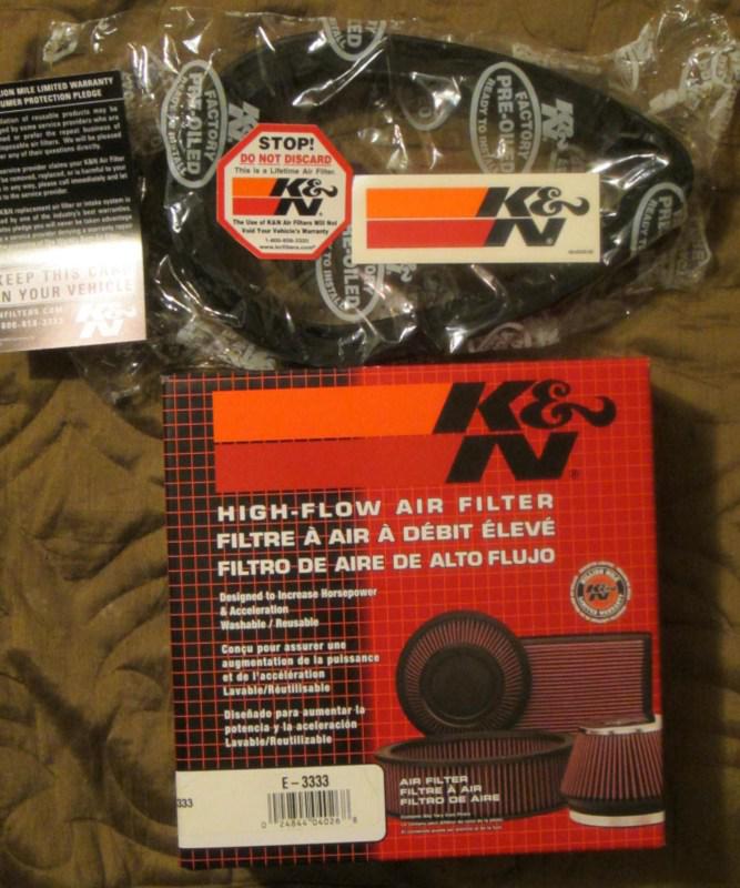 K&n air filter - tear drop part # e-3333