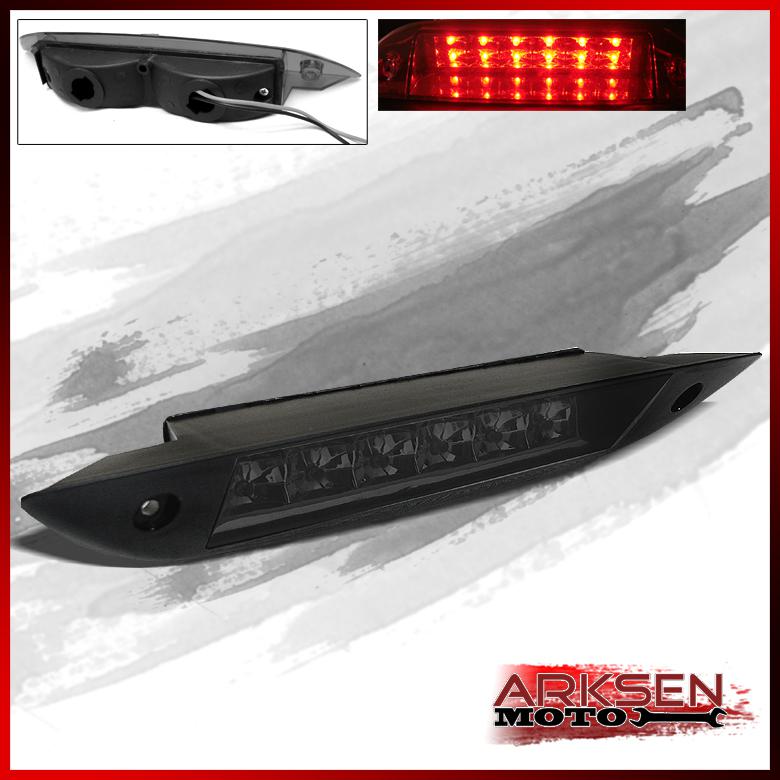 Smoked 93-02 chevy camaro full led 3rd third rear tail brake light lamp set