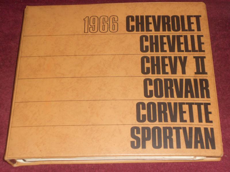 1966 chevrolet corvette nova chevele corvair sportvan dealer showroom album