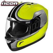 Icon alliance hi-viz yellow 2xl helmet new unused