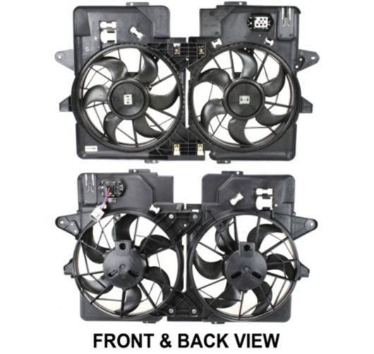 01-04 ford escape v6 3.0l radiator cooling fan assembly