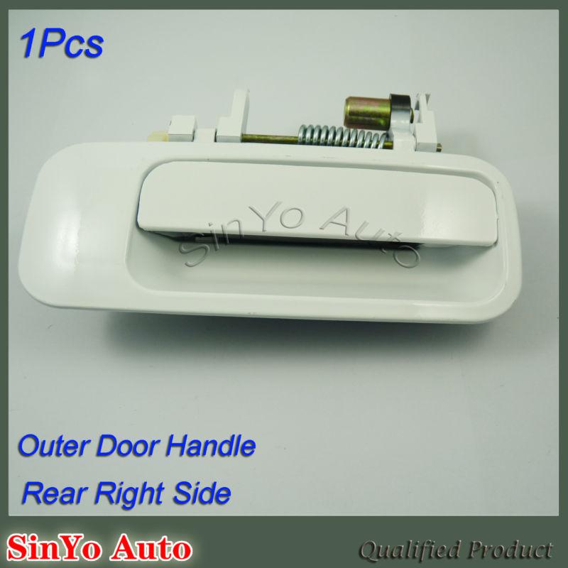 New outer outside door handle white rear right rr fit for toyota camry