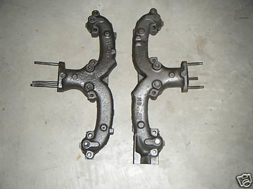 66 1966 67 1967 corvette 327 california air smog pair exhaust manifold manifolds